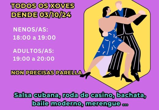 A oferta formativa cultural da Pobra conta novamente con clases de baile